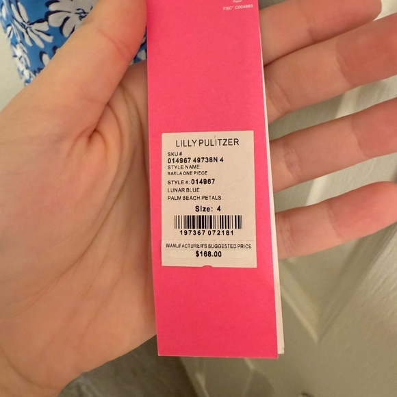 NWT LILLY PULITZER BAELA ONE PIECE - Picture 3 of 3